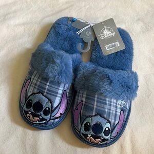 Disney Stitch fuzzy slippers